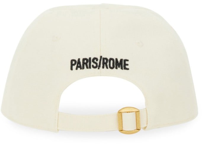 Valentino Garavani Structured Cotton Baseball Cap Neutraal