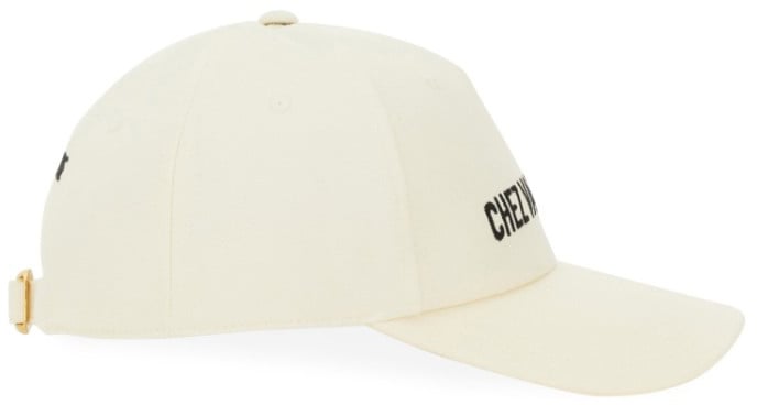 Valentino Garavani Structured Cotton Baseball Cap Neutraal