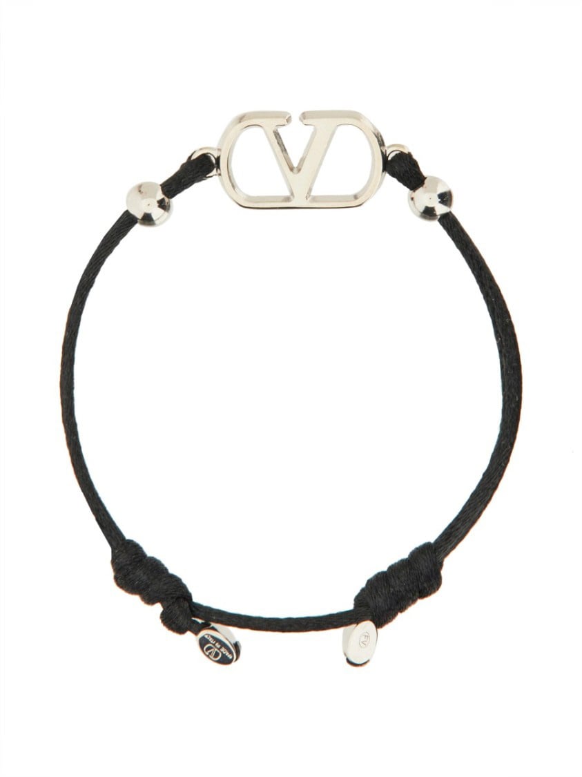 Valentino Garavani "Vlogo Signature" Bracelet Zwart