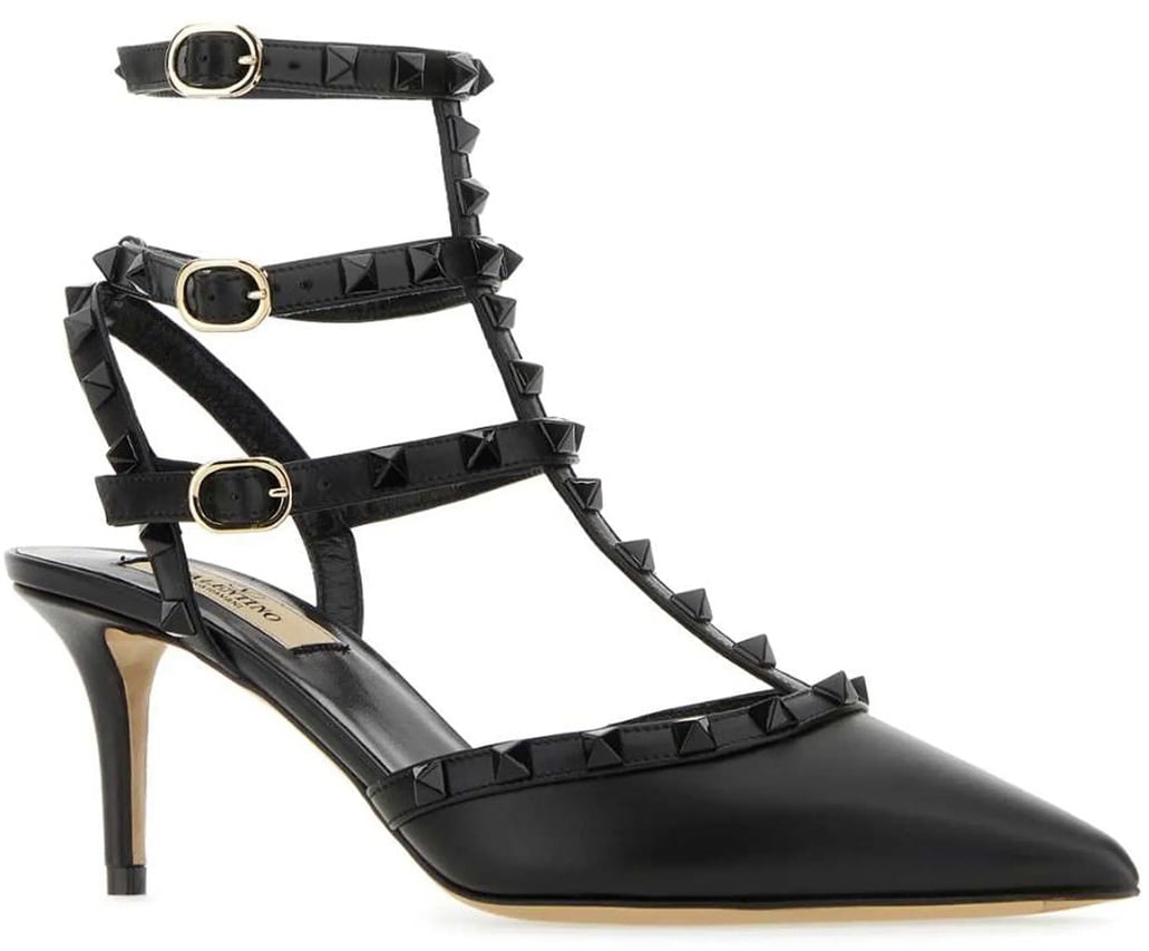 Valentino Garavani Valentino Garavani Patent Rockstud Pumps Zwart