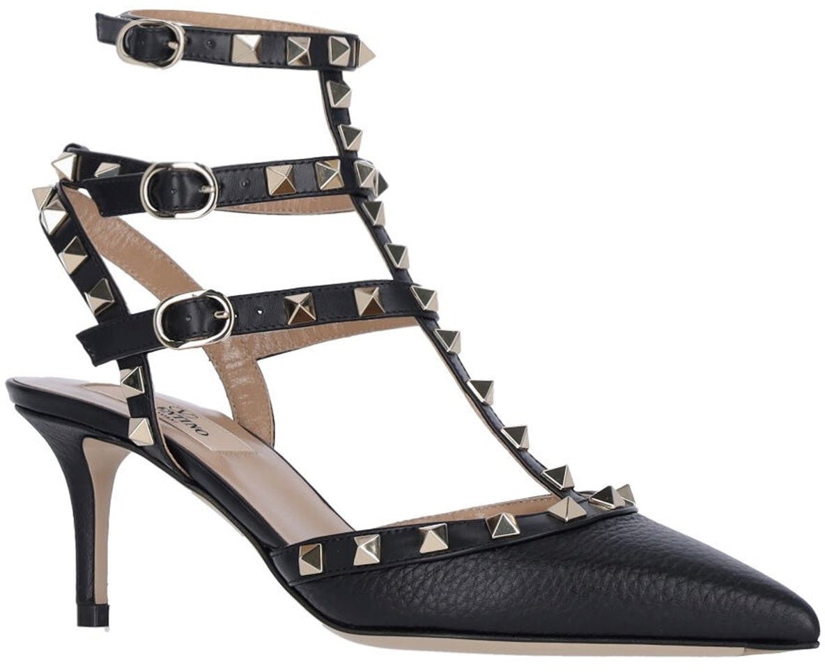 Valentino Garavani Valentino Garavani 'Rockstud 65' pumps Zwart