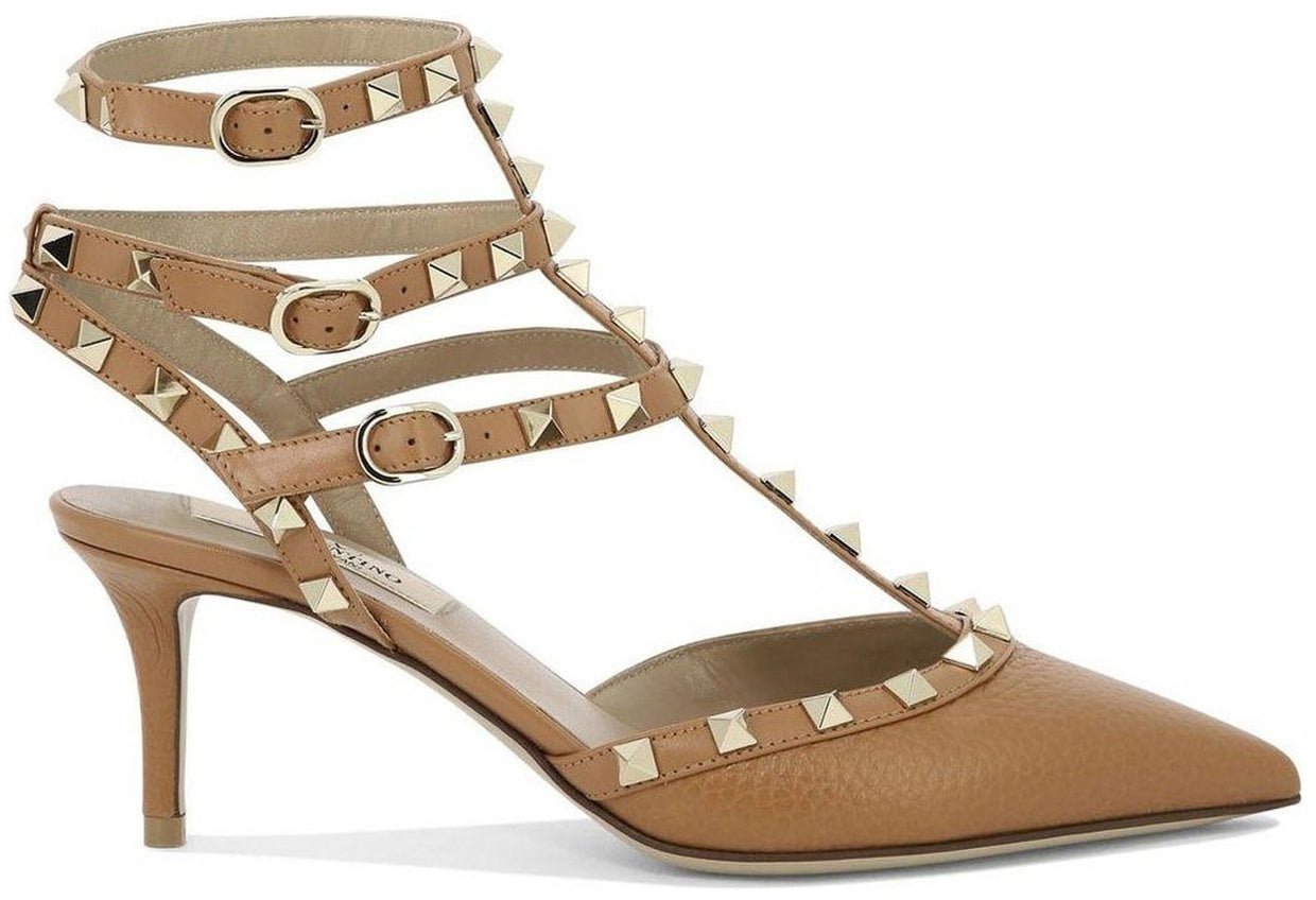 Valentino Garavani Valentino Garavani Rockstud Pumps Bruin