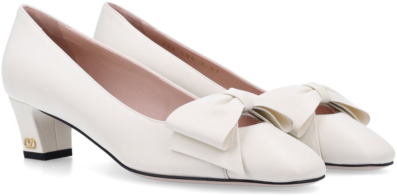 Valentino Garavani Bowow Pump T45 Bianco Wit