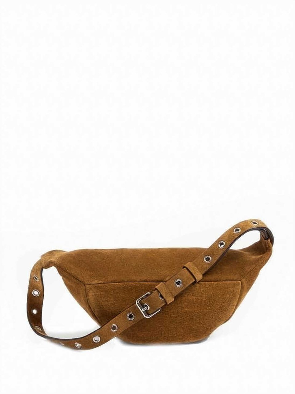 Valentino Garavani Nellcôte Pouch In Suede Bruin