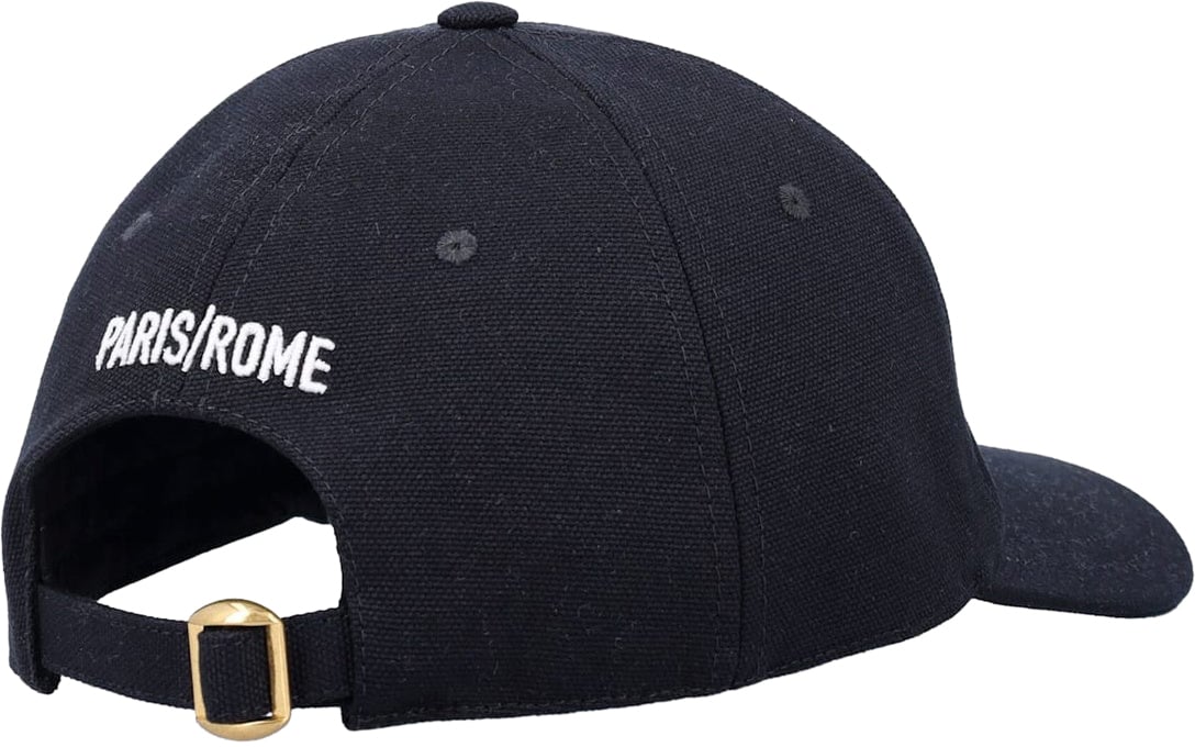 Valentino Garavani Valentino Garavani Cotton Baseball Cap Zwart