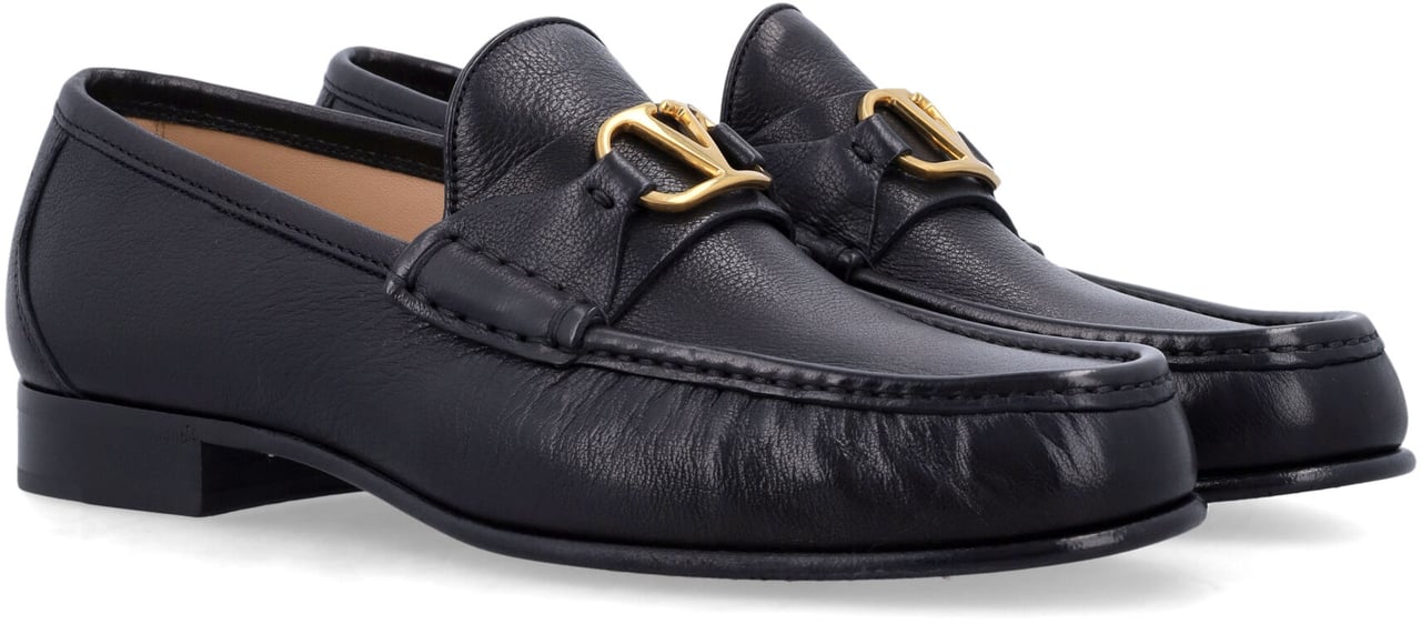 Valentino Garavani Vlogo Loafer Nero Zwart