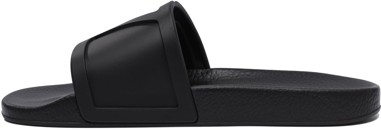 Valentino Garavani Slides with Vlogo Zwart