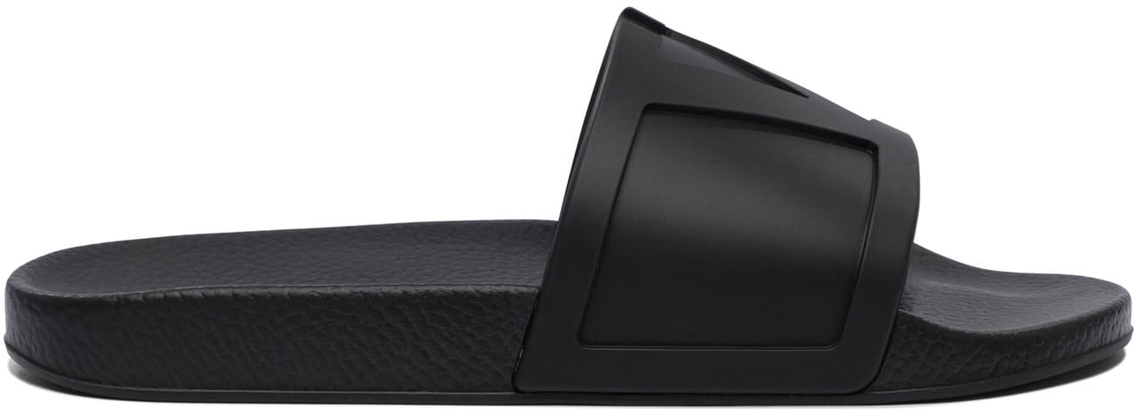 Valentino Garavani Slides with Vlogo Zwart