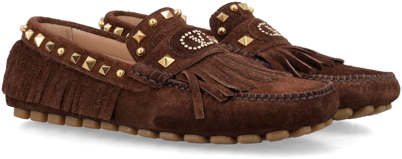 Valentino Garavani Fastway Driver Dark Brown Bruin