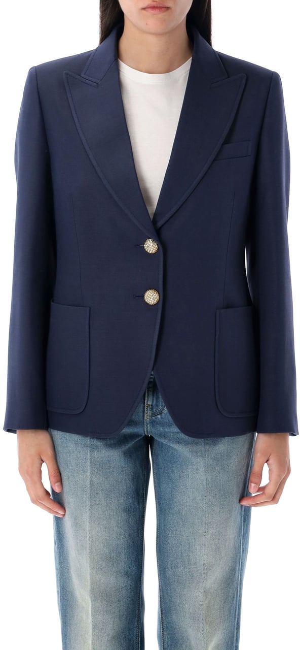 Valentino Garavani Blazer Single Breast Avio Scuro Divers