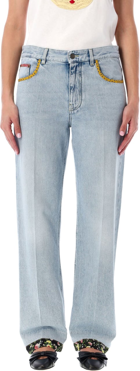 Valentino Garavani Denim Trim Blu Blauw