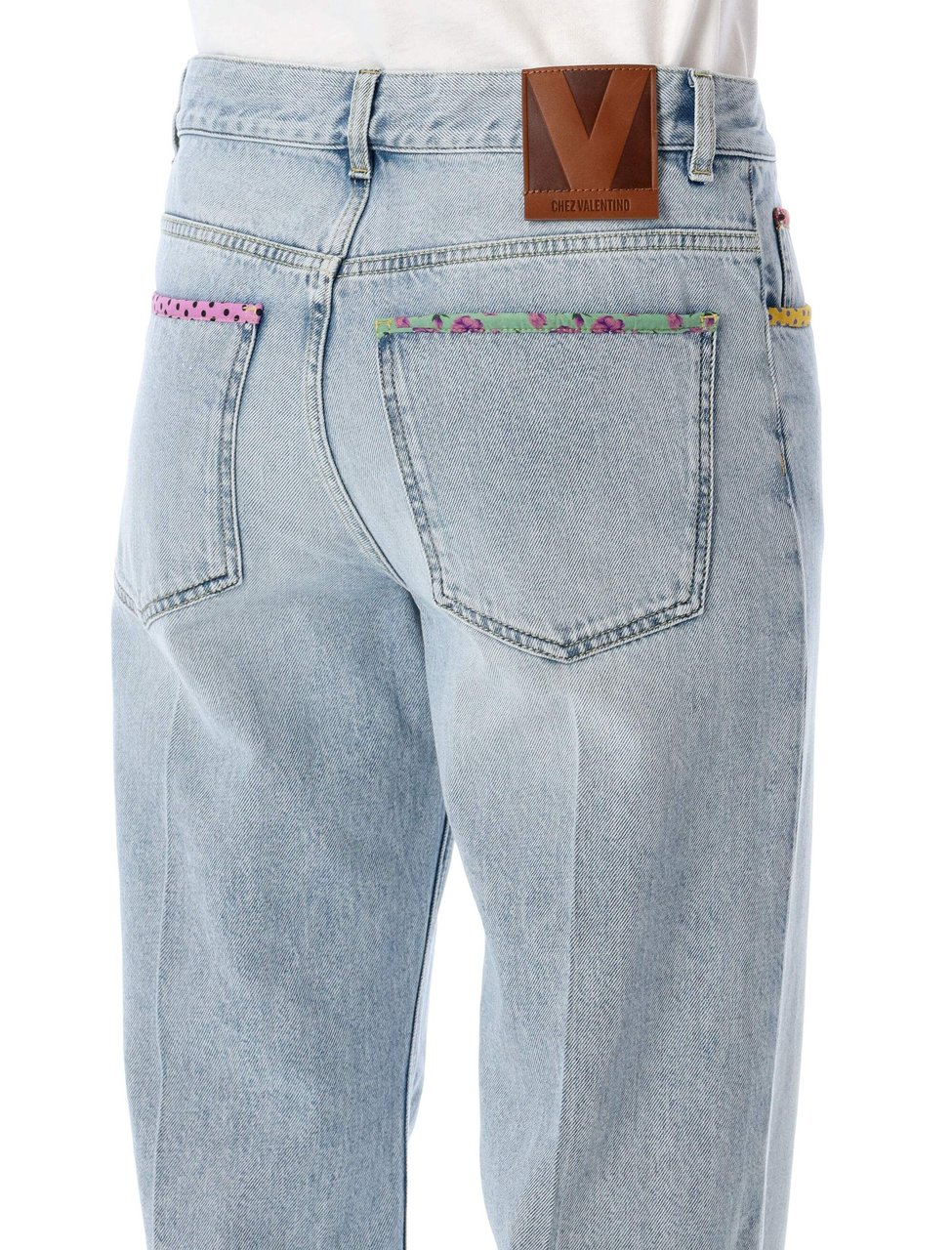 Valentino Garavani Denim Trim Blu Blauw