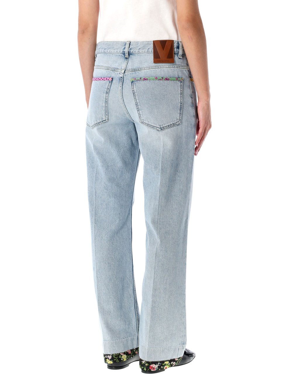 Valentino Garavani Denim Trim Blu Blauw