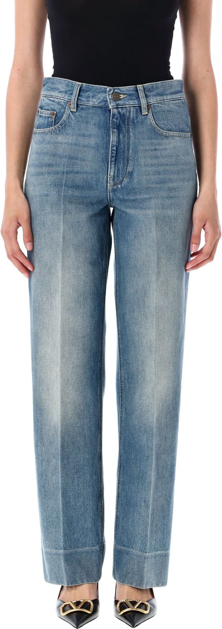 Valentino Garavani Classic Jeans Medium Blue Blauw