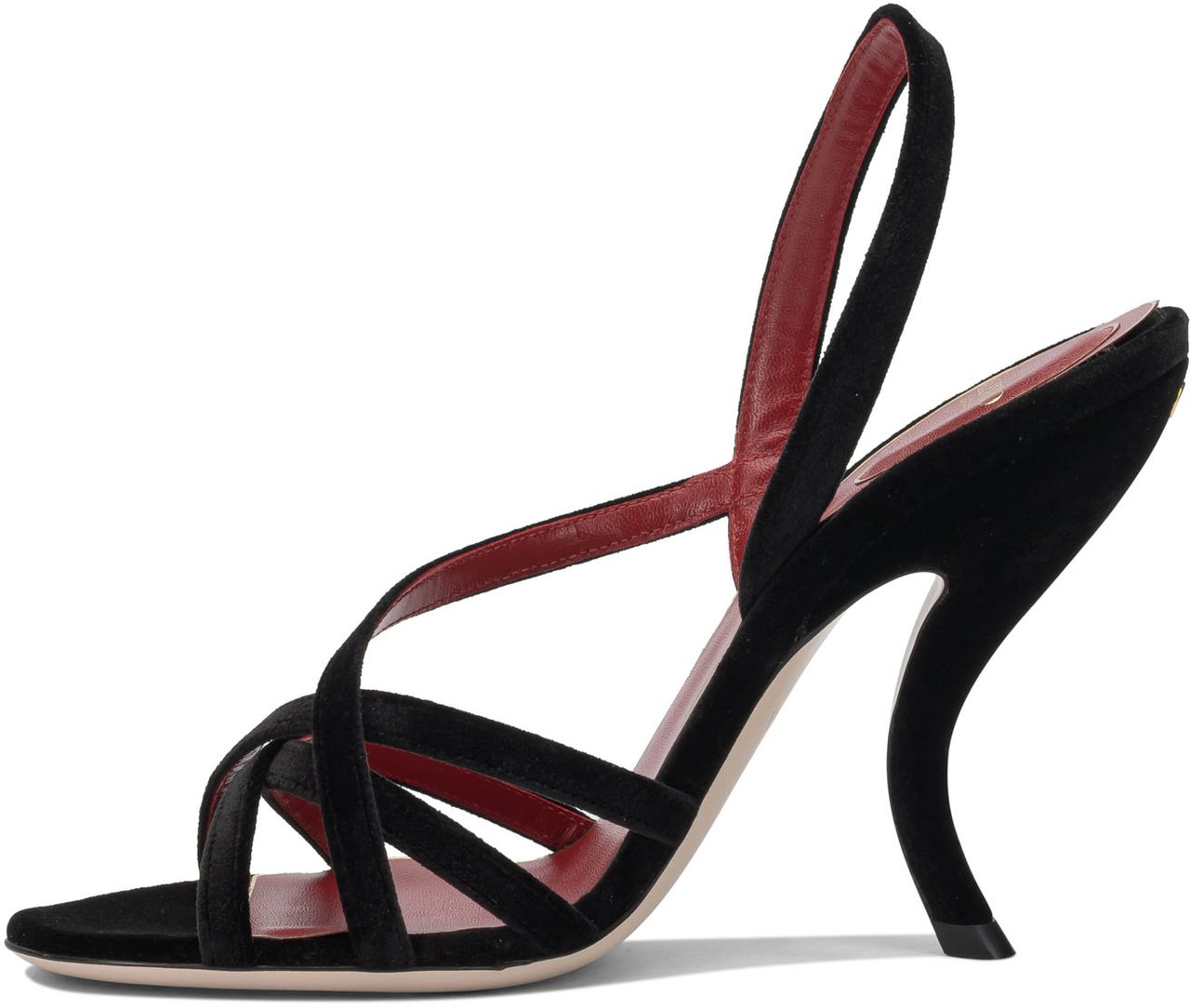 Valentino Garavani "Fetishique 105mm" heeled sandals Zwart