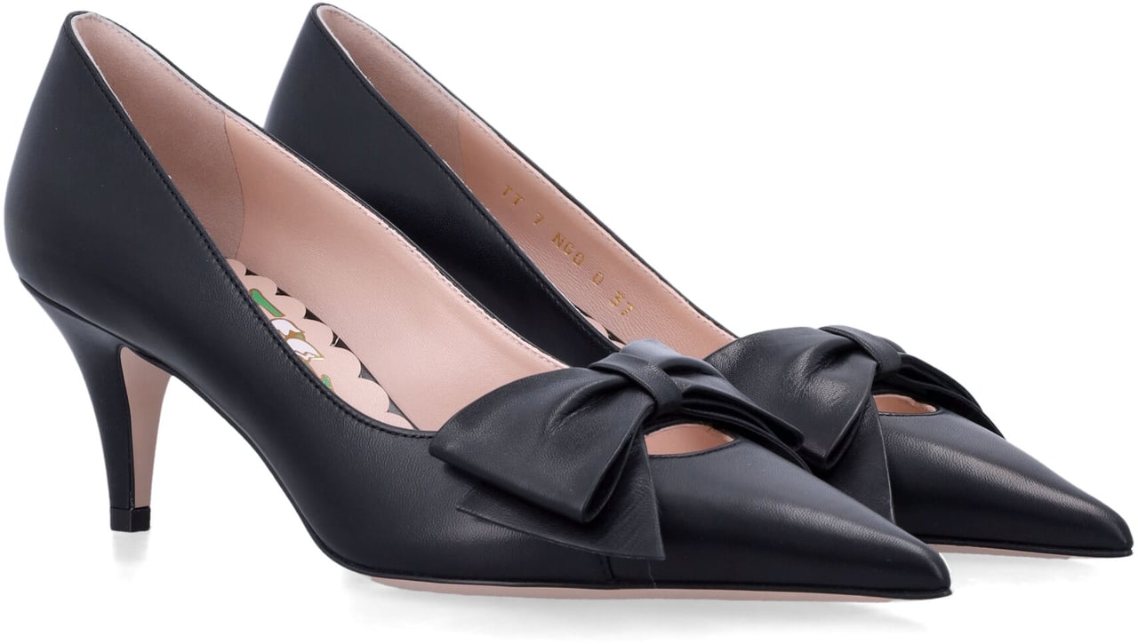 Valentino Garavani Bowwow Ponity Pump Nero Zwart