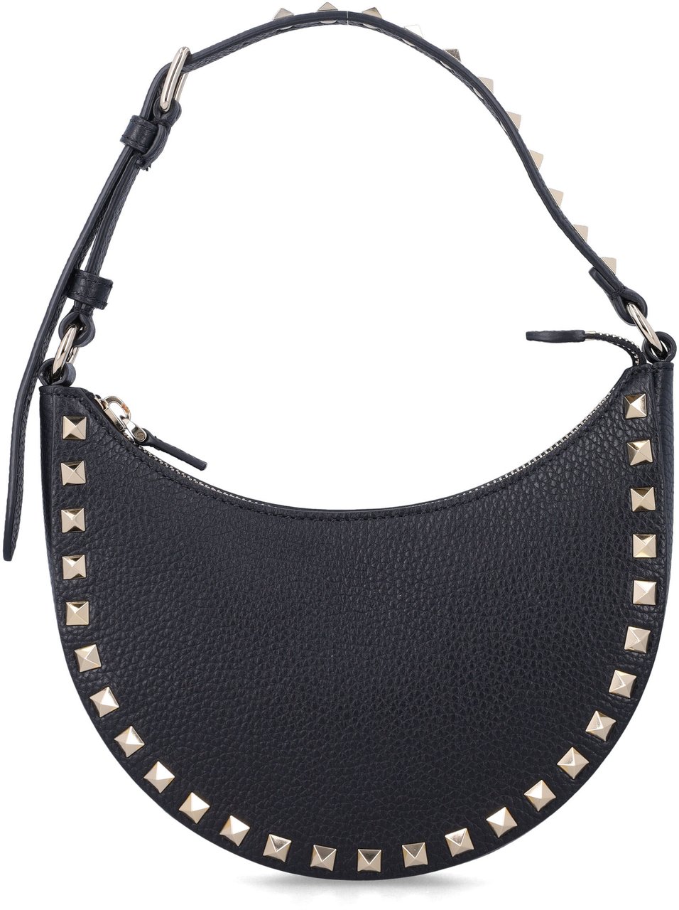 Valentino Garavani Valentino Garavani Rockstud Mini Hobo Bag Zwart