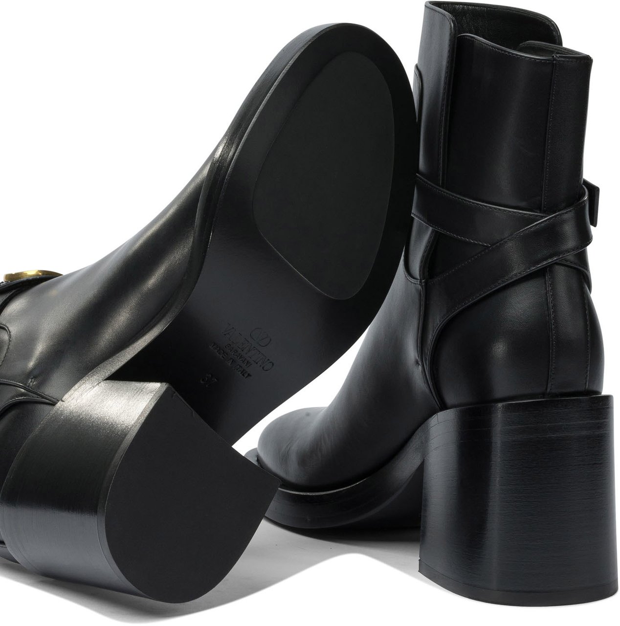 Valentino Garavani "VLogo Signature" 70mm ankle boots Zwart