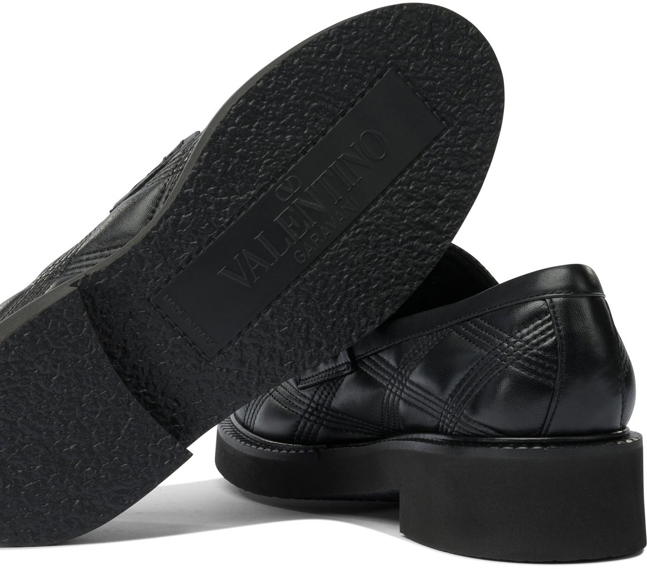 Valentino Garavani "Quiltie 67" loafers Zwart