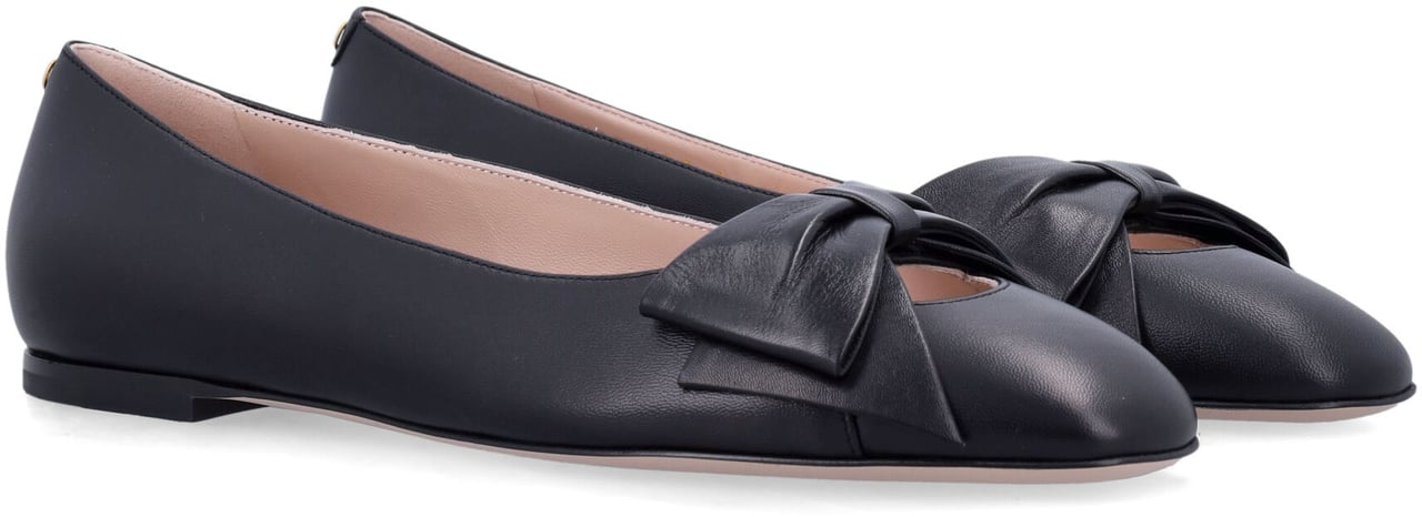 Valentino Garavani Ballerina Bowow Nero Zwart