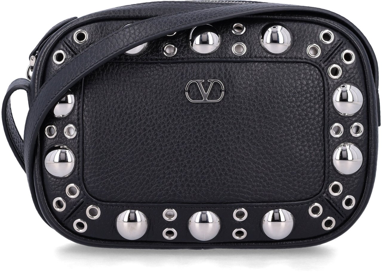 Valentino Garavani Nellcote Camera Bag Nero Zwart