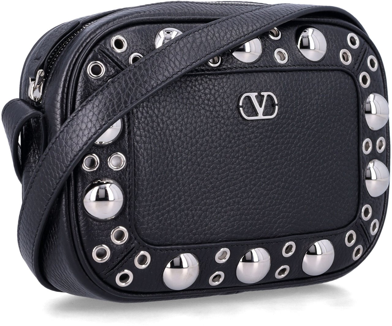 Valentino Garavani Nellcote Camera Bag Nero Zwart