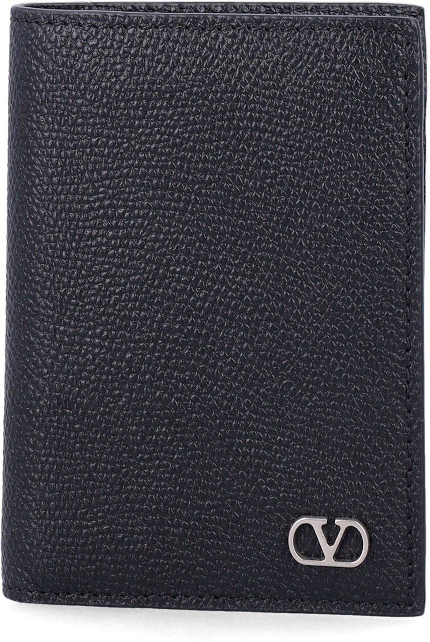 Valentino Garavani Cards Wallet Nero Zwart