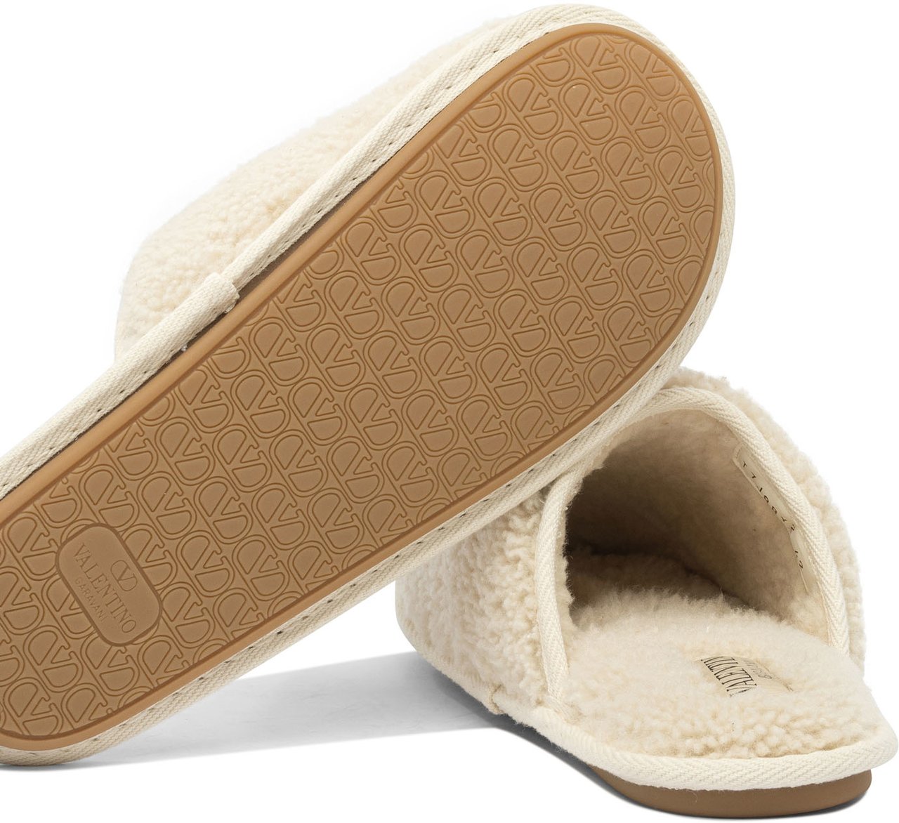 Valentino Garavani "Ta Chambre" Slides Beige