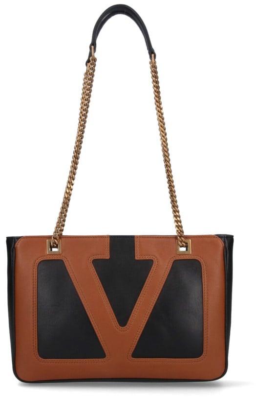 Valentino Garavani "Viva Superstar" Small Tote Bag – Black Zwart