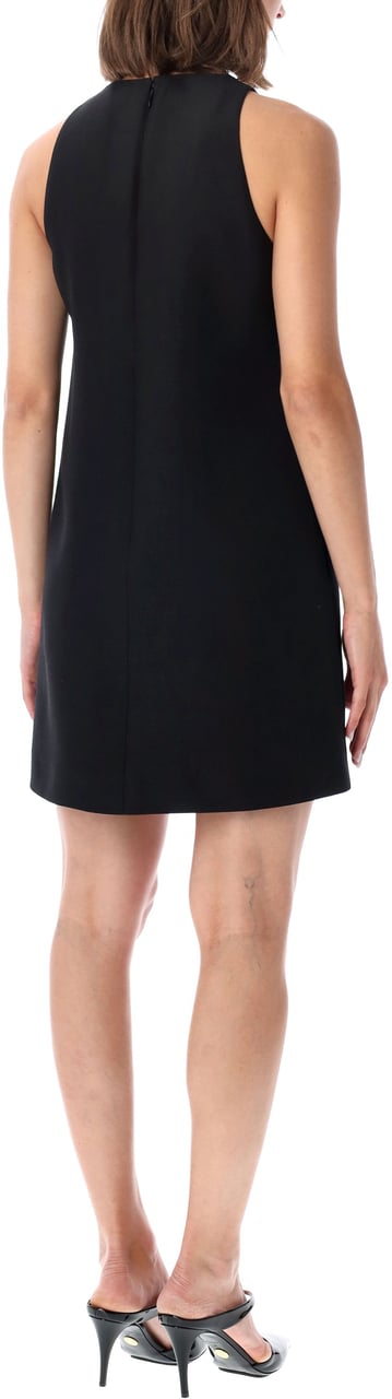 Valentino Garavani Snake Mini Dress Nero Zwart
