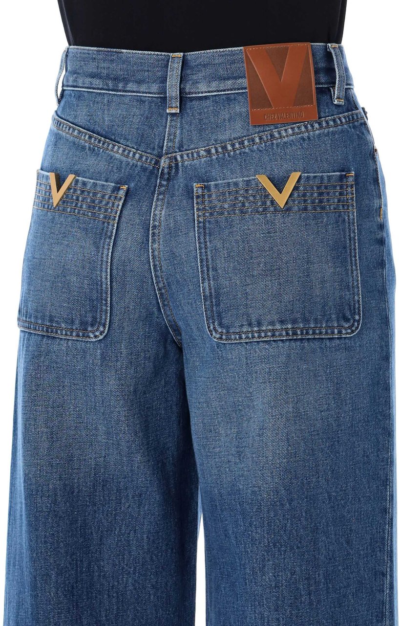 Valentino Garavani Denim Blue Blauw