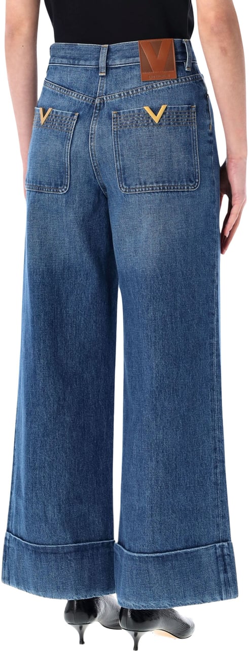 Valentino Garavani Denim Blue Blauw