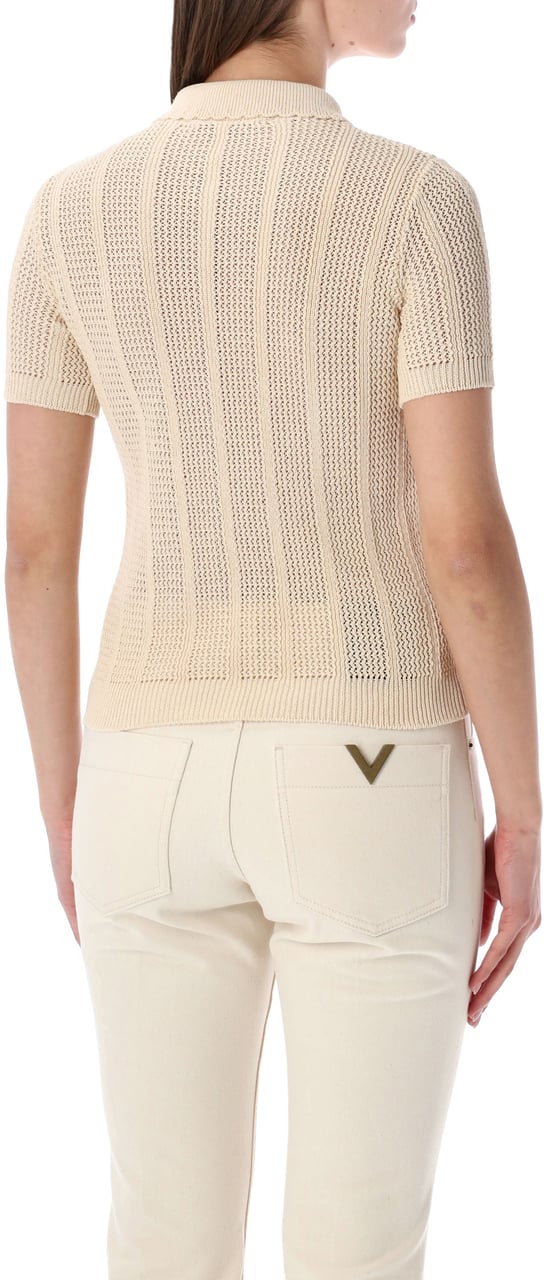 Valentino Garavani Polo Cherries Beige Beige
