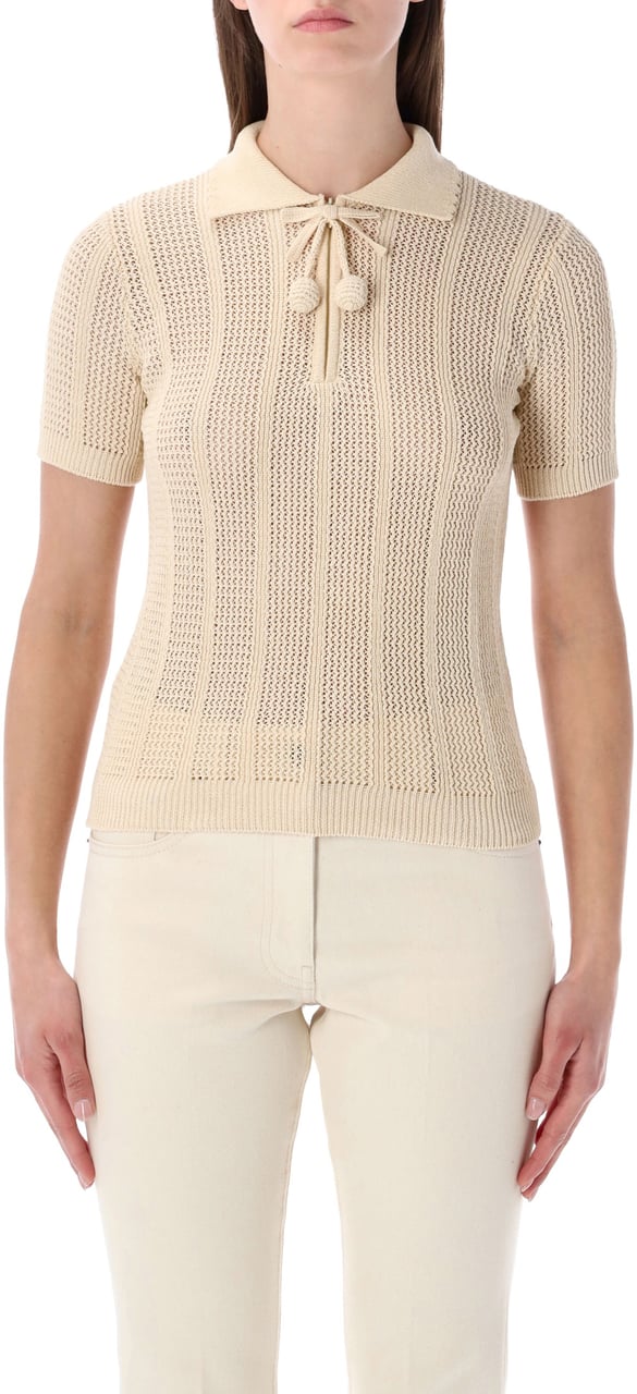 Valentino Garavani Polo Cherries Beige Beige