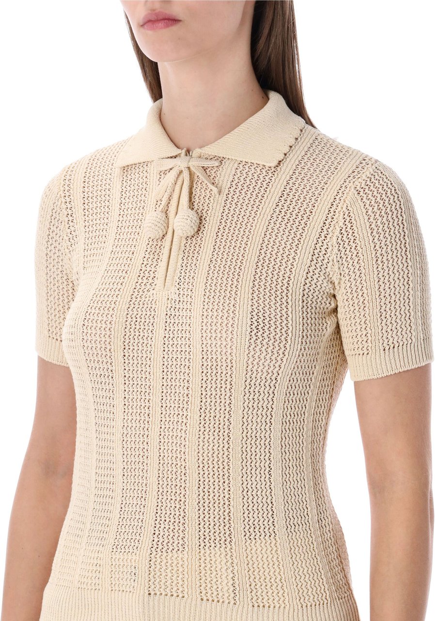 Valentino Garavani Polo Cherries Beige Beige