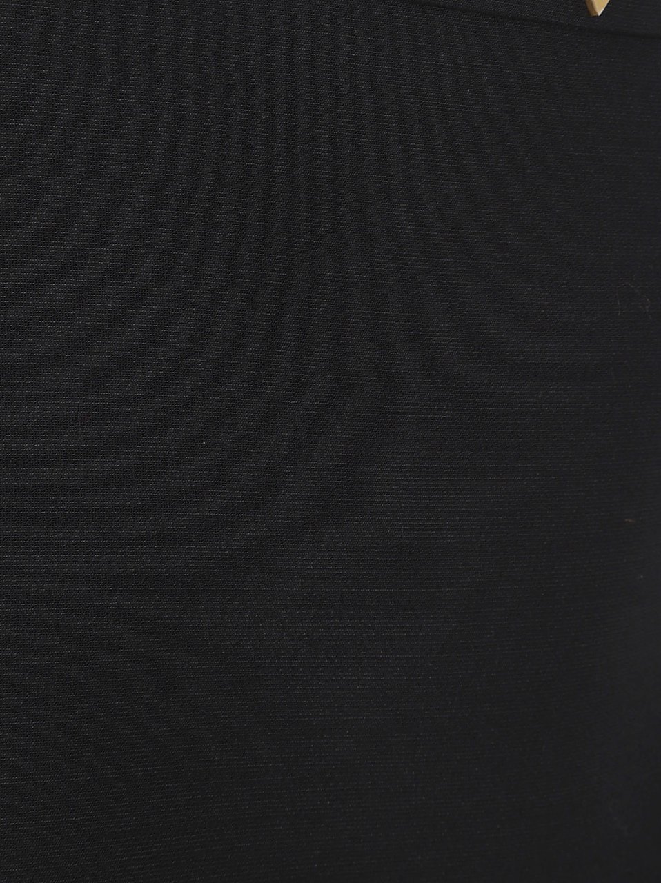 Valentino Garavani Mini A-Line Skirt With Gold V Detail Zwart
