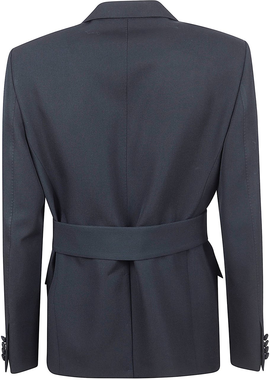Valentino Garavani Double-Breasted Tailored Jacket Grijs