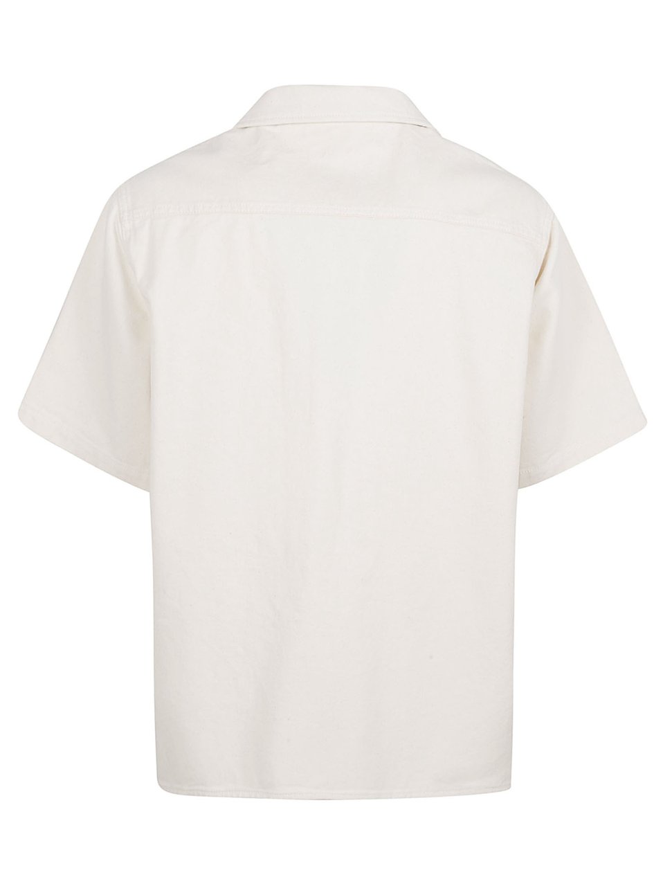 Valentino Garavani Boxy Short-Sleeve Shirt with Classic Collar Wit
