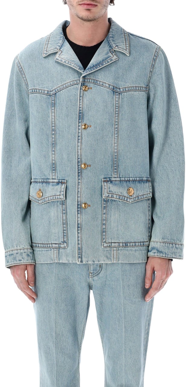 Valentino Garavani Denim Jackets | Denim | Denim Lav Blu Ch Denim Blue Blauw