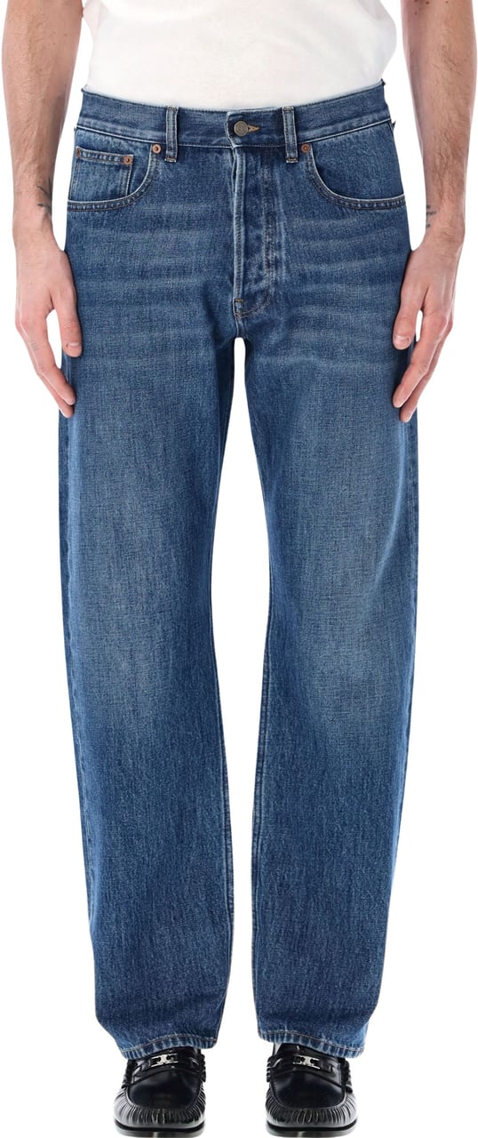 Valentino Garavani Denim 5 Tasche | Denim | Denim Lav Blu M Medium Blue Denim Blauw