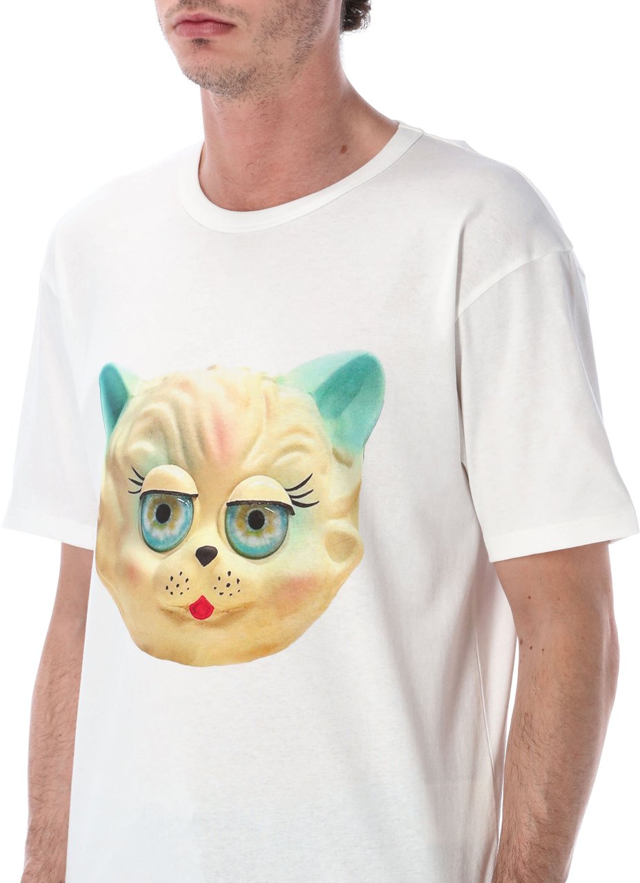 Valentino Garavani T-Shirt | Le Chat De La Maison | Cotton Avorio Beige