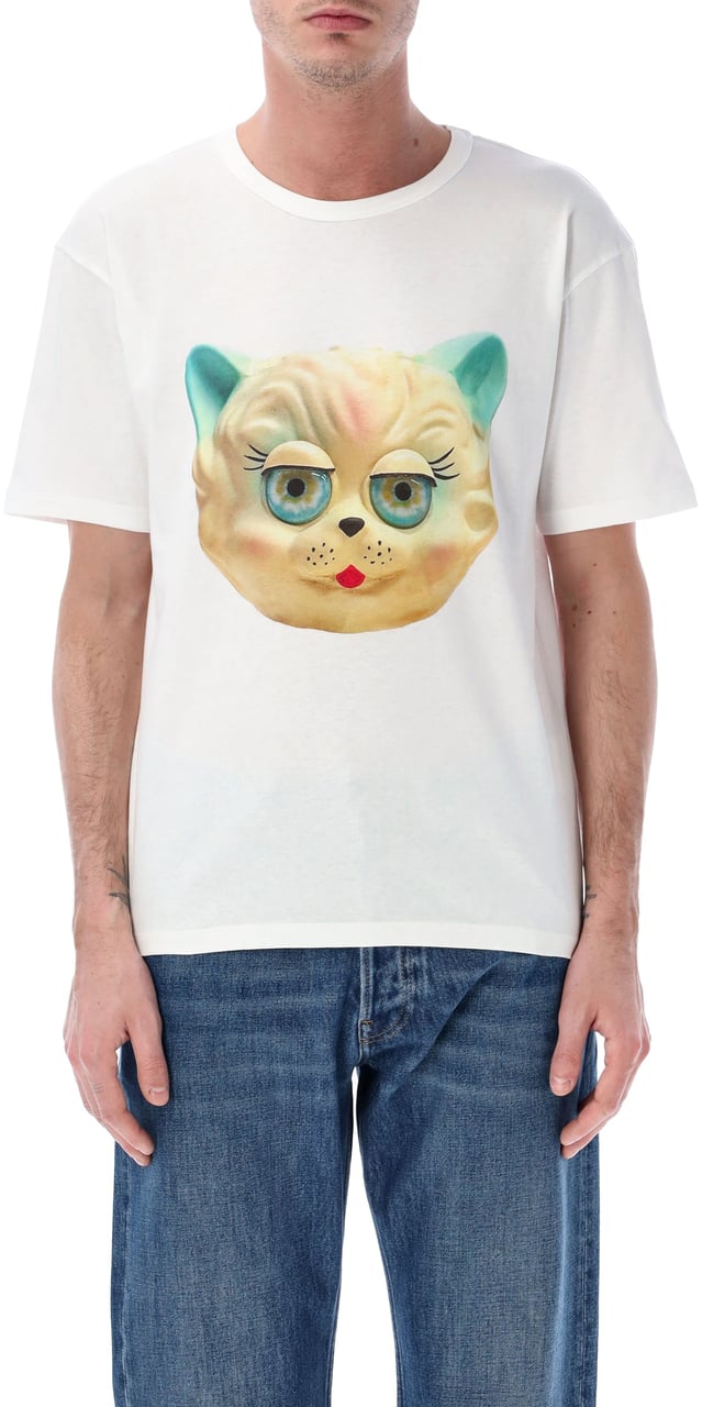 Valentino Garavani T-Shirt | Le Chat De La Maison | Cotton Avorio Beige