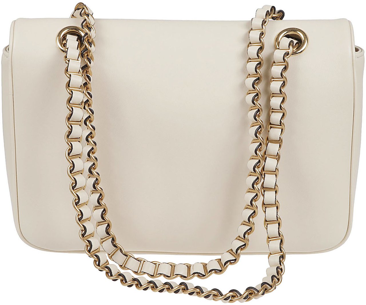 Valentino Garavani Medium White Nappa Leather Djuna Bag Wit
