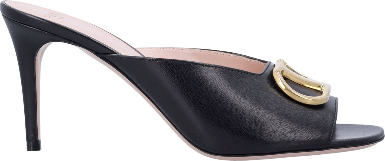 Valentino Garavani Mule Vlogo Nero Zwart