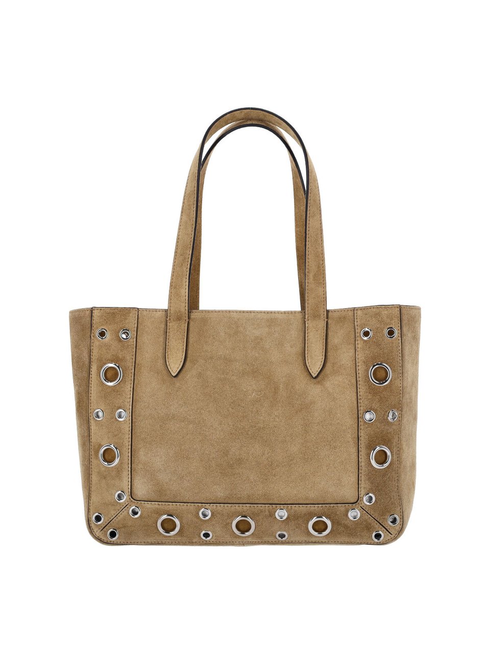 Valentino Garavani Structured Beige Handbag with Minimalist Design Neutraal