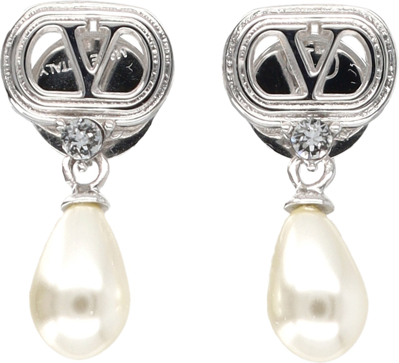 Valentino Garavani Earringovette Rhodium Zilver