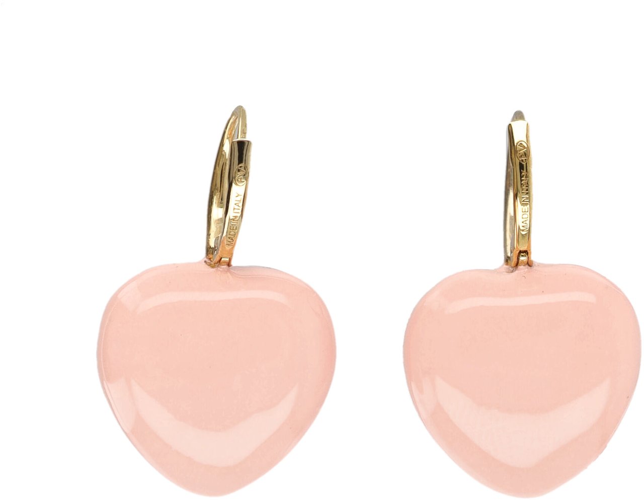 Valentino Garavani Earring Coeur Goldpink Roze