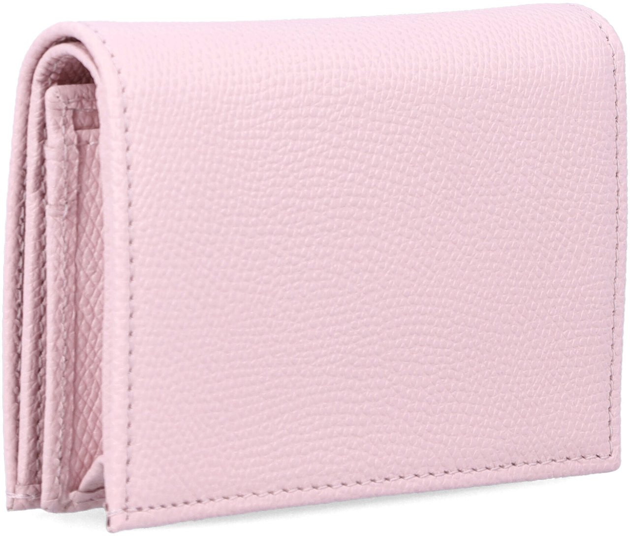Valentino Garavani Flap French Wallet Rose Quartz Roze