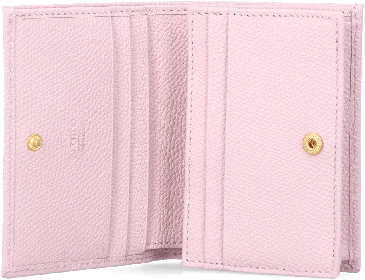 Valentino Garavani Flap French Wallet Rose Quartz Roze