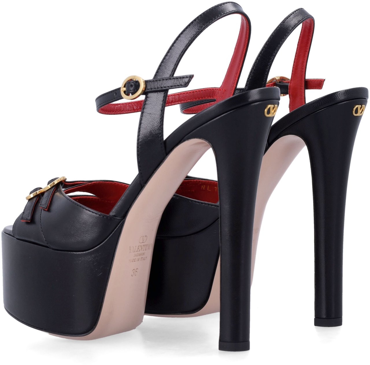 Valentino Garavani Sandal Vg Crasher Nero Zwart